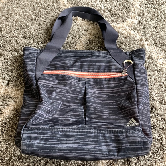 ADIDAS workout bag, grey and pink - Picture 3 of 8